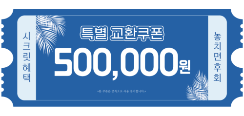교환쿠폰 50만원 [D·4번]