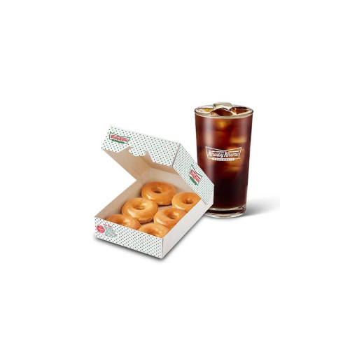 오리지널 글레이즈드 하프더즌+아메리카노M 1